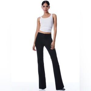 Alice + Olivia Black Boot Cut Pants
